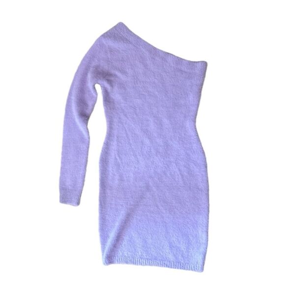 Superdown Lavender Christine One Shoulder Mini Dress, Size XS - Picture 4 of 8